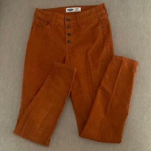 Old Navy, Multi Button Corduroy Pants